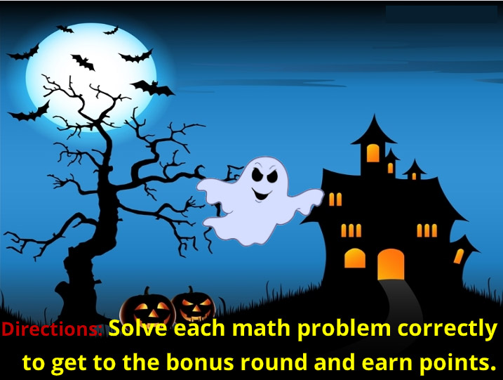 بازی و ریاضی هالووین جمع اعداد تا10