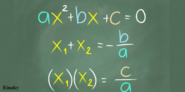 حل معادلات درجه دو با استفاده از روش اریب